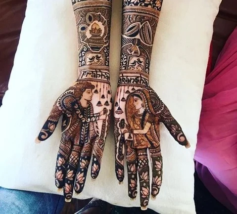 Portrait Mehandi